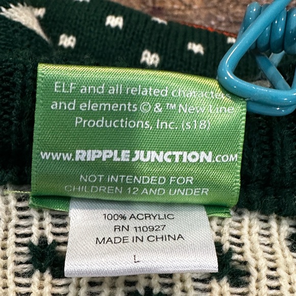 Christmas Ugly Holiday Sweater Will Ferrell‎ Elf Large - Picture 10 of 13